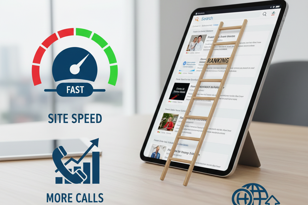 home services SEO site speed